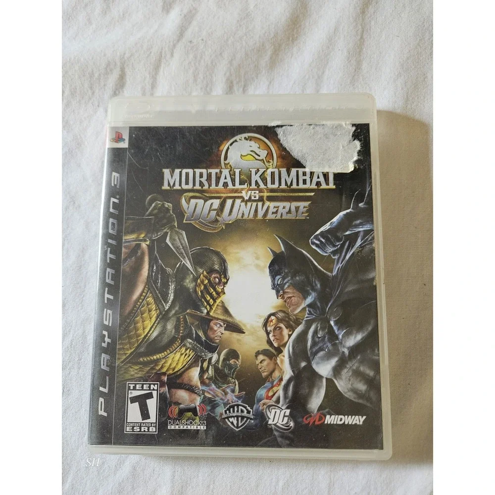 PS3‎ Lot of 3 Games Assassin's Creed Mortal Kombat vs DC Universe LAIR Complete